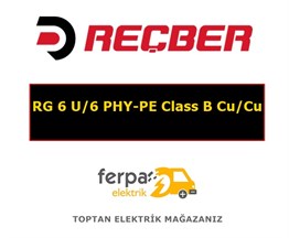 Reçber  RG 6 U/6 PHY-PE Class B Cu/Cu