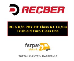 Reçber  RG 6 U/6 PHY-HF Class A+ Cu/Cu Trishield Euro-Class Dca
